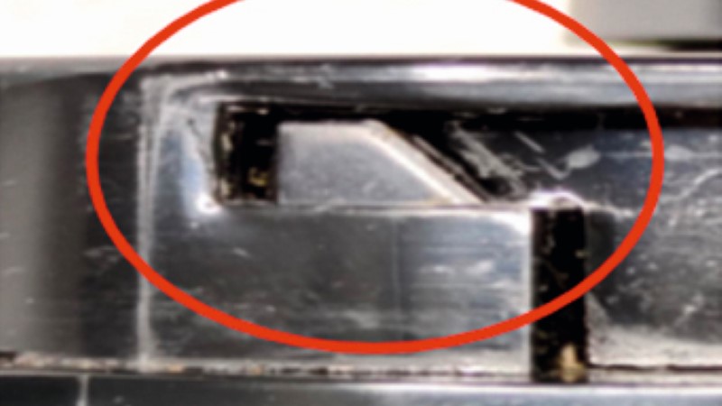 kapotte veiligheidsschakelaar